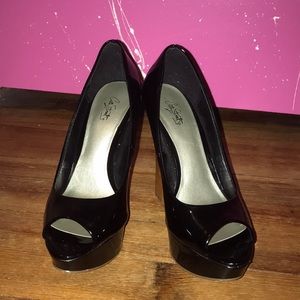 Black City Street High Heels